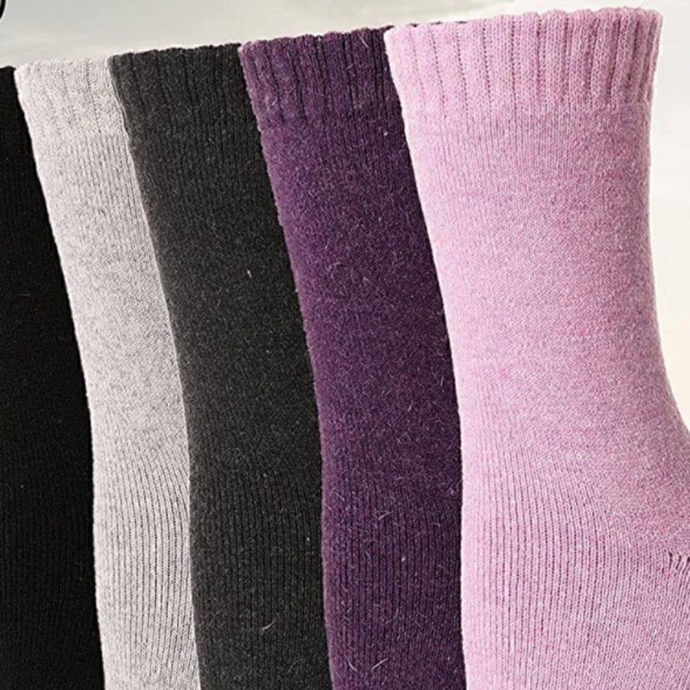 Multi color Merino Wool Blend Socks - Picture 2 of 6